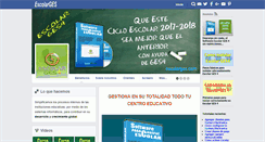 Desktop Screenshot of escolarges.com